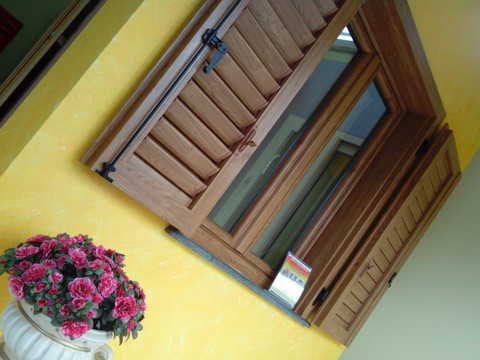 finestra e persiana pvc